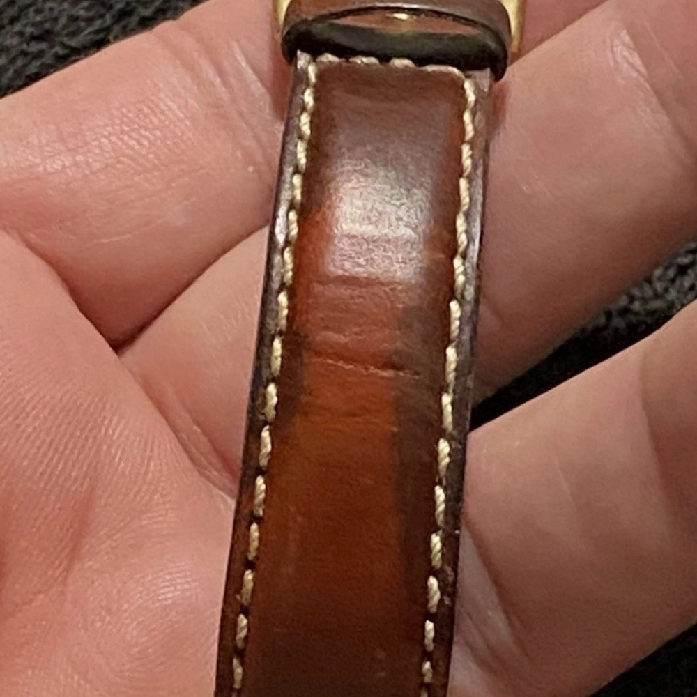 Geoffrey Beene Gold Tone Rectangular Watch - Picture 8 of 10
